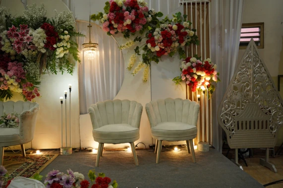 Decoração da recepção